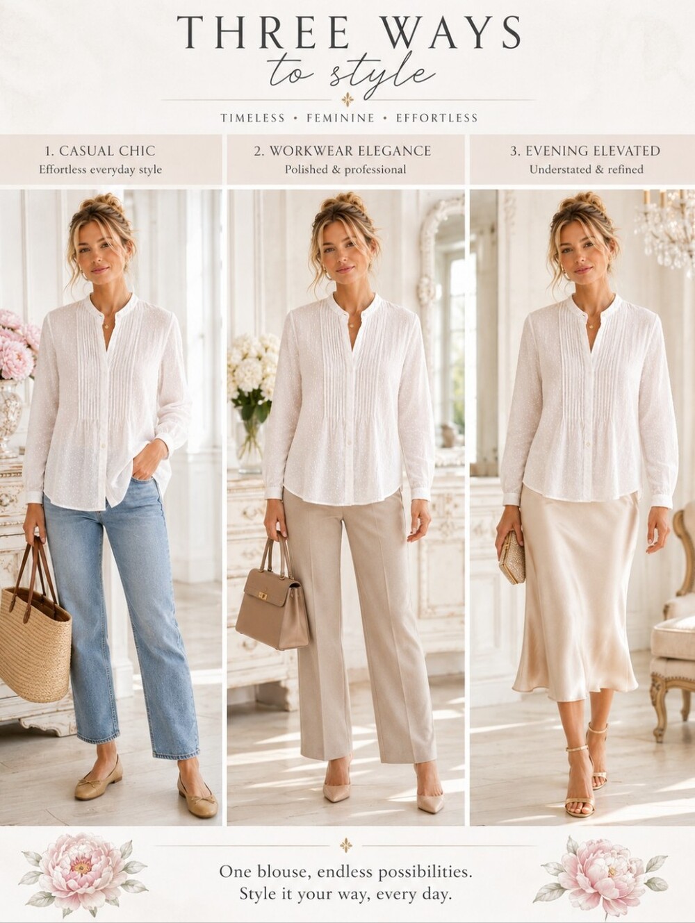 GAP Swiss Dot Pintuck Blouse White Cotton Romantic Feminine Top | Size Small - Picture 4 of 11